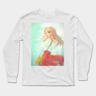 Paris Strawberry from Sticky Rice Long Sleeve T-Shirt